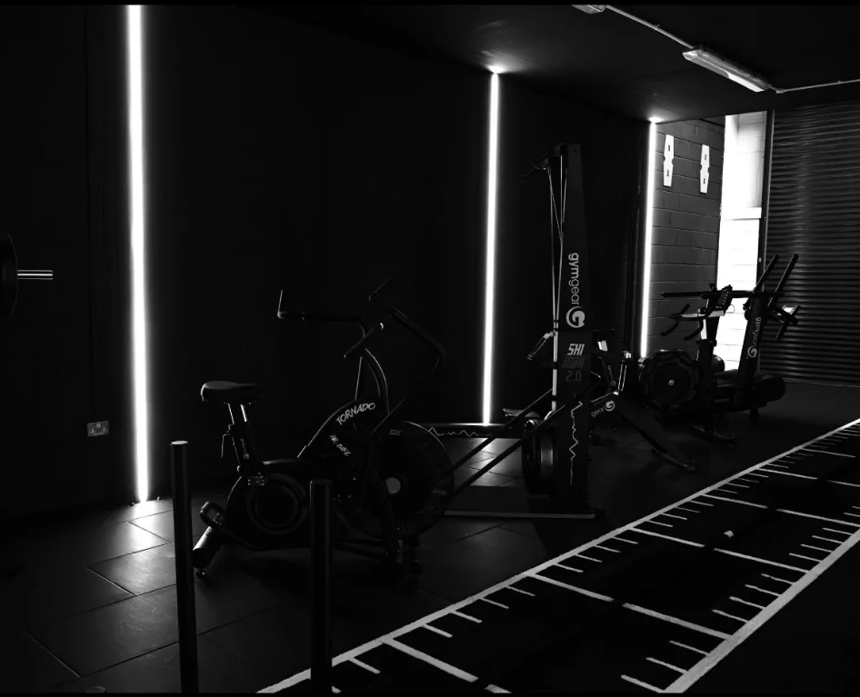 New gym lighting installation